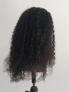 Cabeza <span class=keywords><strong>de</strong></span> Maniquí <span class=keywords><strong>de</strong></span> Entrenamiento con Cabello Humano Afroamericano para Estilistas en Academias y Escuelas - Product Image 2