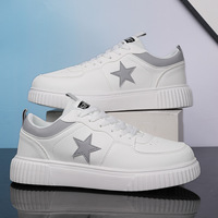 Chaussures de sport blanches pour hommes, taille spéciale 47, style Air Force, originales, simples, à semelle épaisse, décontractées, pour la course et la mode