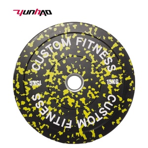 Yuncheng แผ่นน้ำหนักกันชนยางลายพลางปรับแต่งได้สำหรับยิม - Product Image 6