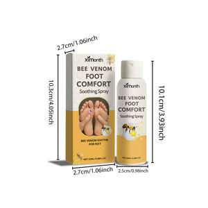 Spray pour les pieds parfumé à l'aloe vera et à la verbena 20 ml pour adultes - Exfoliant hydratant nourrissant avec vitamine E - Product Image 2