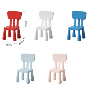 เก้าอี้พลาสติกสำหรับเด็กอนุบาล งานปาร์ตี้เด็ก สีสันสดใส ขายส่ง - Product Image 1