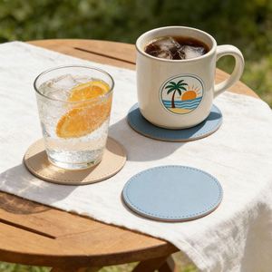 Promotional Pu Leather Cup Custom <b>Coaster</b> Pu <b>Coaster</b> <b>Beer</b> Wholesale Pu Leather <b>Coaster</b> - Product Image 4