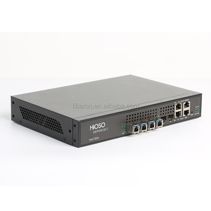 Terminal optique fibre HiOSO GPON OLT mini 4 ports PON HA7304C avec 2 modules SFP PX20+++ pour liaison montante - Product Image 6