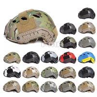 Casque de chasse tactique léger FMA FAST en carbone ABS, version TB1054, pour paintball, cyclisme et activités de plein air