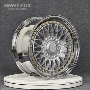 Ruedas Forjadas de 2 Piezas GRAYFOX, Diseño Cóncavo Profundo, 18, 19-21 Pulgadas, 5x112, 5x114.3, 5x120, para Porsche, Ferrari 911, BMW, Lamborghini, Corvette - Product Image 1