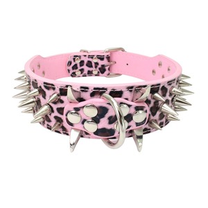 Collar de Perro Estilo Vaquero con Tachuelas, Hebilla de Cuero PU, Cierre a Prueba de Mordidas, Decorativo, para Perros de Caza Medianos y Grandes - Product Image 4