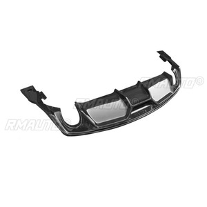 Real Carbon Fiber Look Car Rear Bumper Lip Rear Bumper <b>Splitter</b> For Ford Mustang 2015-2017 Body Kit Car Accessories - Product Image 5