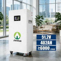 Batterie LiFePO4 5kWh 48V 100Ah au design vertical, mince, pour système solaire domestique, étanche IP65, avec moniteur Bluetooth, garantie 8000 cycles
