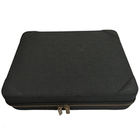 Étui de rangement pour dés de jeu de rôle avec porte-feuille de personnages intégré et panneau effaçable, classeur de dés D&D, sac de rangement portable