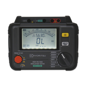 KYORITSU 3125B เครื่องทดสอบความต้านทานฉนวนดิจิตอล 5KV สำหรับรถยนต์พร้อมการรับประกัน 1 ปี - Product Image 1