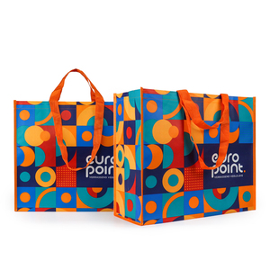 Customized Eco-Friendly Reusable Non-Woven Tote Bag with Screen Printing Logo Handled Woven Bag for Promotions