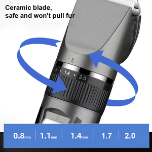 गर्म बिक्री 2 में 1 कुत्ते की क्लिपर्स ग्रोमिंग किट कम शोर रिचार्जेबल कॉर्डलेस सेफ्टी डॉग हेयर क्लिपर्स और पाव ट्राइमर पालतू शेवर्स - Product Image 5