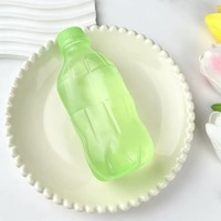 Bouteille d'eau en forme de jouet compressible à l'huile de coco haute transparence, jouet sensoriel malléable en vaseline, anti-stress, cadeau en gros