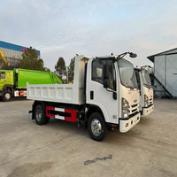 Camion à benne Isuzu 5T 8T Capacité 4*2 Transmission à chenilles en caoutchouc Composants principaux Boîte de vitesses Pompe Moteur Moteur Utilisé 1000