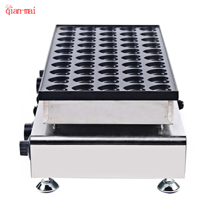 110V 220V tùy chỉnh 50 lỗ poffertjes Máy bề mặt thép không gỉ mini hình trái tim Muffin Máy làm/Mini Pancake - Product Image 6
