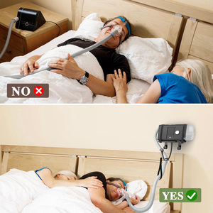 Giá treo tường CPAP-Góc có thể điều chỉnh, giá đỡ ống & Móc cho ống/Mặt nạ [tránh vướng víu] - Product Image 6