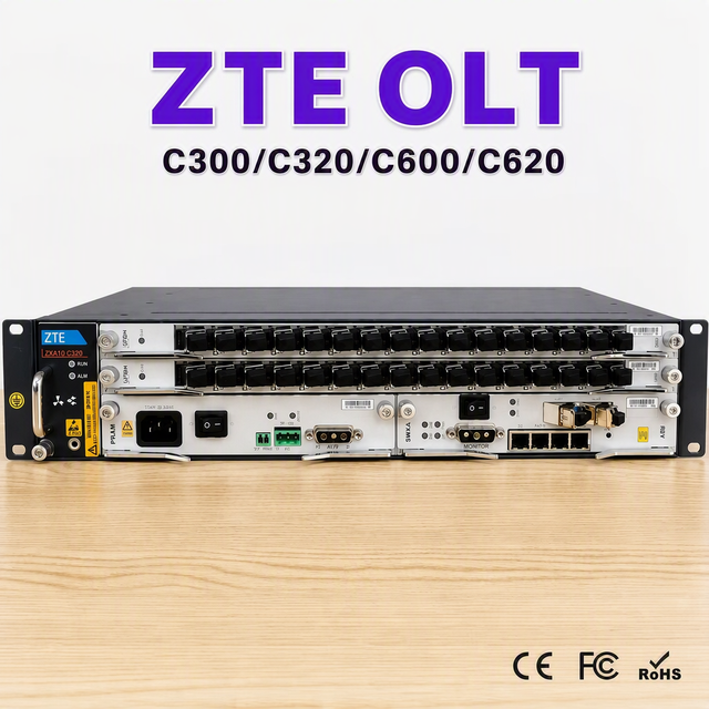 Technical Support Original or Used 16 Port C320 C300 10G Zte C610 C600 Olt GPON XG-PON XGS-PON 10G PON FTTH ISP Network