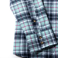 Belle mode vente chaude vert rouge noir à carreaux conception printemps automne chemises pour femmes dames filles chemise en flanelle à carreaux personnalisée