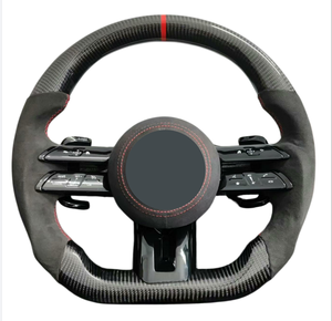 Volante Modificado de Fibra de Carbono Forjado de Alta Gama para Mercedes Benz <span class=keywords><strong>C</strong></span> GLC E S CLS <span class=keywords><strong>AMG</strong></span> - Product Image 6