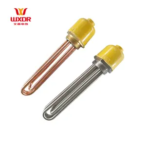 Wenxin 380v stainless steel flanged water electric immersion industrial explosion proof heater