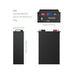 Lifepo4 rak dudukan 15kWh baterai <span class=keywords><strong>Li</strong></span>-<span class=keywords><strong>Ion</strong></span>, rak penyimpanan energi surya terpasang di dalam sepeda baterai <span class=keywords><strong>Li</strong></span>-<span class=keywords><strong>Ion</strong></span> 48v - Product Image 6