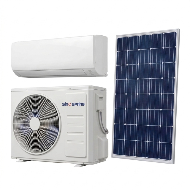 Hot Sale Solar Air Conditioner Photovoltaic Aircon No Inverter Needed Hybrid ACDC 100% Off-grid 9000-24000BTU Smart WIFI APP