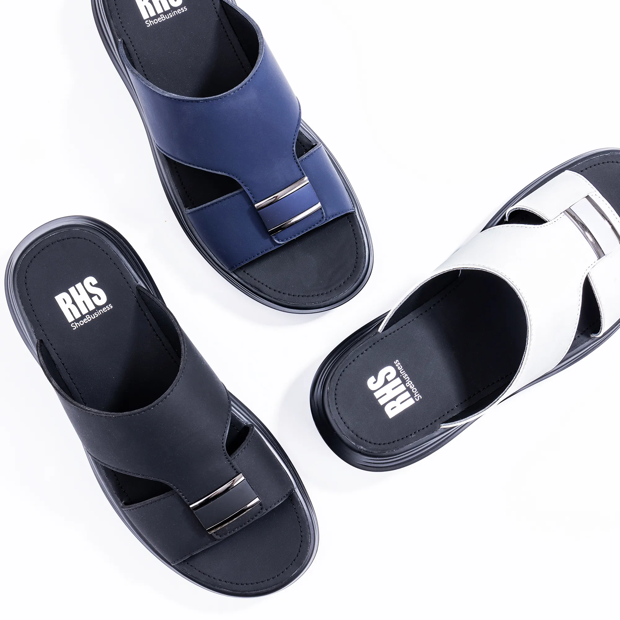 Fabriek Groothandel Luxe Mode Beste Kwaliteit Producten Zacht En Comfort Microfiber Leer Handgemaakt Man Arabische Slippers Sandalen