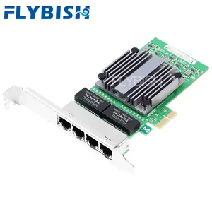 Intel 82571 Pcie Gigabit Nic Lan Kaarten Nic Netwerkkaarten Voor Server Met 4 Rj45 Poorten