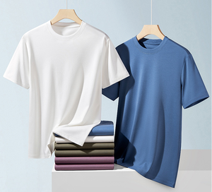 Cao Cấp <span class=keywords><strong>Pima</strong></span> Cotton T-Shirt Tùy Chỉnh Màn Hình In Áo Thun Thêu Áo Sơ Mi Supima Cotton T-Shirt - Product Image 4