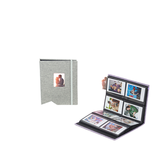 Lerp&Premium Album photo en lin de 3 pouces avec 128 pochettes et affichage frontal pour appareil photo Fujifilm <span class=keywords><strong>Instax</strong></span> <span class=keywords><strong>Mini</strong></span> 3 pouces - Product Image 1