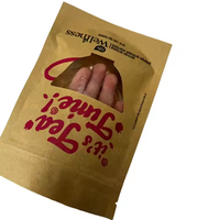 Logo personnalisé Sacs d'emballage en Sachet de Café Mini Sachet de Thé à 3 Côtés avec Encoche de Déchirure