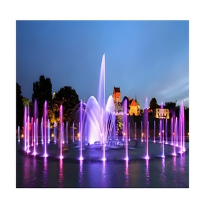 Cascade carrée en aluminium fontaines d'eau et cascades travertin décoratif dans <span class=keywords><strong>le</strong></span> bassin <span class=keywords><strong>fontaine</strong></span> de jardin à roue hydraulique extérieure - Product Image 2