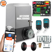 Motor inteligente Tuya WiFi para puertas correderas con límite de resorte de 2000 kg (4400 lb), abridor de portones, automatización para operadores de portones industriales