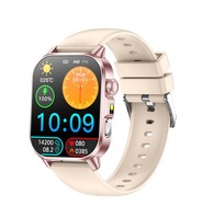 Nouvelle montre intelligente de sport étanche IP68 avec lumière flash, ET571, élégante, 2,0 pouces, 450 mAh, ECG PPG