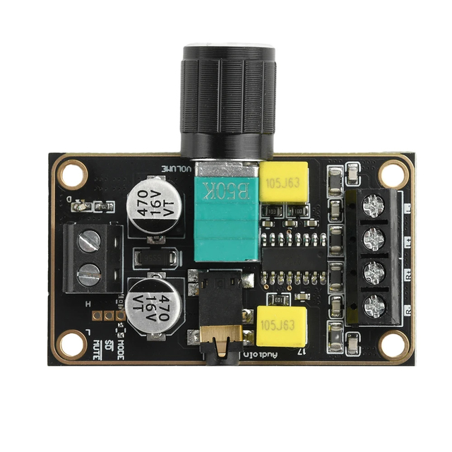PAM8406 DC5V Digital Class D Amplifier Board Module 5W+5W 2 Channel Stereo D-Class Power Amplifier Module PCB DIY KIT