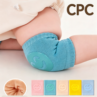 Genouillères en silicone antidérapantes pour bébé, protège-genoux respirants en coton pour tout-petits, pour la protection contre les chutes et le confort