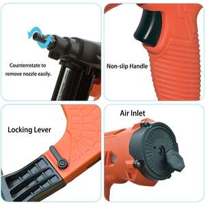 Pistolet à clous électrique sans fil industriel 21V à batterie lithium F30, en alliage d'aluminium haute résistance, moteur sans balais pour clous à tête plate - Product Image 3