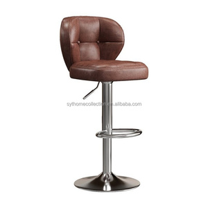 Tabouret de <span class=keywords><strong>bar</strong></span> confortable en cuir PU capitonné SYT Premium pour hôtel, tabouret de <span class=keywords><strong>bar</strong></span> confortable et soutien-gorge pour <span class=keywords><strong>bar</strong></span> à whisky - Product Image 3