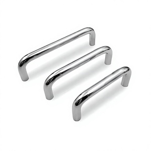 Stainless Steel Door Handle Modern Furniture Hardware Cabinet Drawer Cupboard <b>Pulls</b> <b>for</b> <b>Home</b> Hotel Decoration - Product Image 1