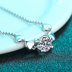 Wholesale Premium <b>Bracelets</b> 925 Sterling Silver Jewelry 1 Carat Moissanite Diamond Tennis <b>Bracelet</b> <b>Adjustable</b> for Women - Product Image 5