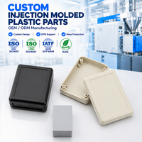 Boîtier en plastique ABS personnalisé pour l'électronique et les instruments, étanche IP66, boîtier de circuit imprimé et boîte de jonction