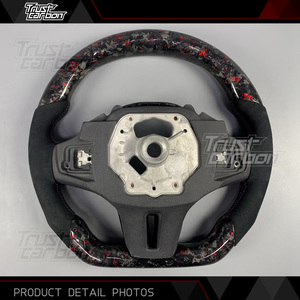 Volante LED de Fibra de Carbono Forjado Personalizado para BMW 330i 340i 440i 450i 550i 640i GT 740d Xdrive X3 X4 X5 X6 X7 M2 M3 M4 M5 <span class=keywords><strong>M8</strong></span> - Product Image 5