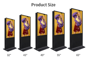 ホット販売屋内両面広告ディスプレイキオスク液晶デジタルサイネージ広告ビデオディスプレイプレーヤー - Product Image 5