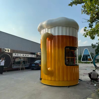 Gobelet à bière en aluminium personnalisé de grande taille, design commercial, décoration intérieure pour magasins alimentaires, préfabriqué pour brasseries, snack-bars et crèmeries