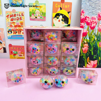 Paquete de Juguetes Sensoriales de 5.5cm con Múltiples Artículos, Mini Bolas Blandas de Glitter Mixto, Bolas Blandas de Masa de Levantamiento Lento, Regalos Promocionales