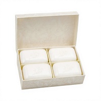 Coffret cadeau de savon à l'acide kojique, savon éclaircissant pour le visage et le corps, savon artisanal, lot de 4, étiquette privée OEM