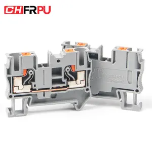 CHFRPU PT6 6mm2 kombine DIN ray Plug-in bahar Terminal bloğu