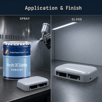 Apprêt acrylique durable ACSA-LB-W à base d'eau à faible durcissement pour composants électroniques intelligents