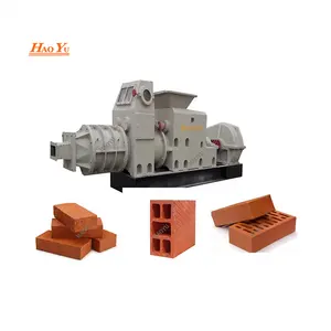feed vacuum degassing extruder pug mill for clay brick making machine