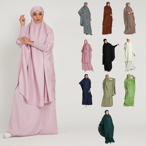 Simple Arabia Modest Kaftan vestido Abiti Lunghi estilo Khimar Niqab con capucha Hijab Abaya Jilbab diseños ropa islámica - Product Image 1